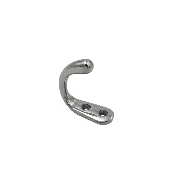 Marine heavy duty mirror polished single hook - Hengke Casting product image 2