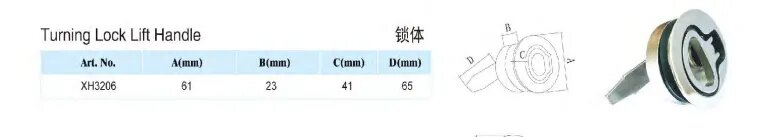 Turning Lift Handle china - Hengke Casting product image 1