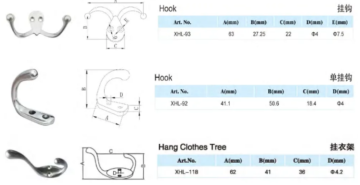 Stainless Steel Triple Coat Hook - Hengke Casting product image 3