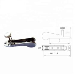 Polished Anchor Bow Roller - Hengke Casting product image 5